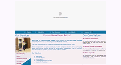 Desktop Screenshot of expresshousekeeper.com